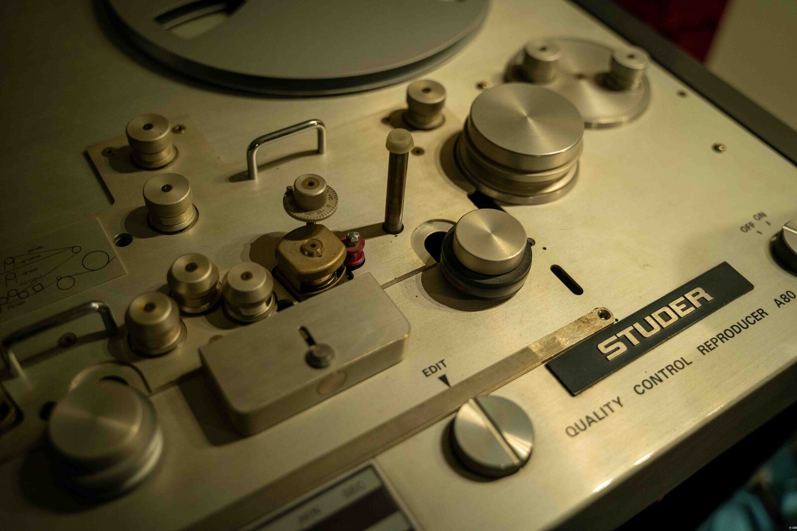 Magnétophone Studer A80 du studio
